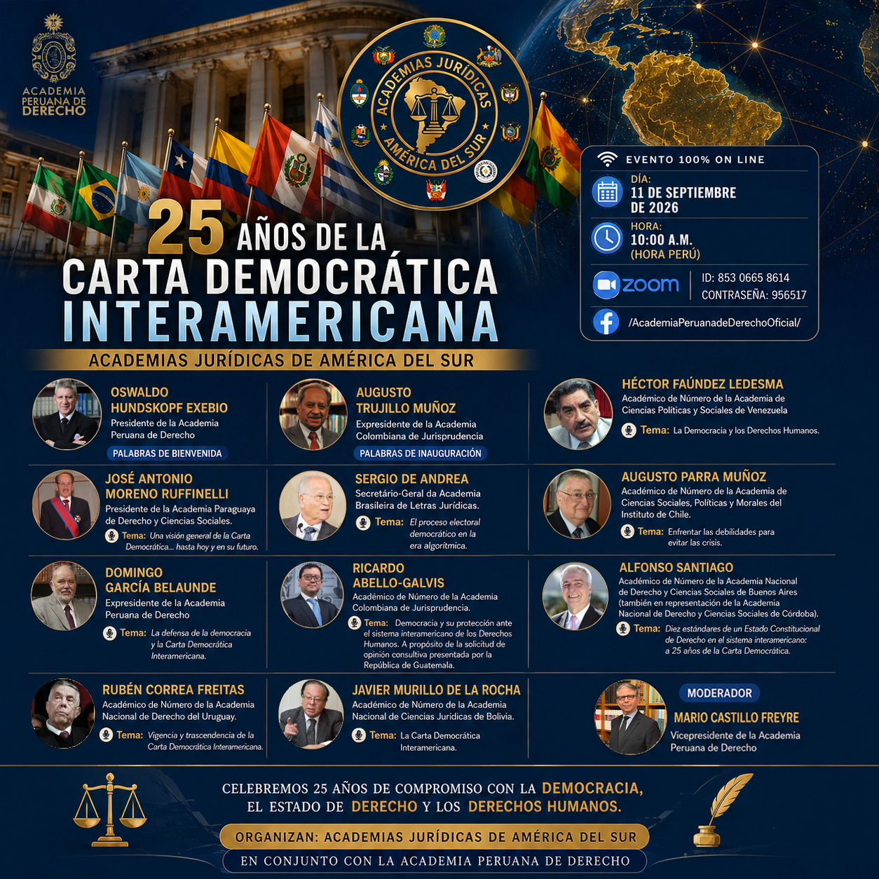 afiche carta democratica interamericana